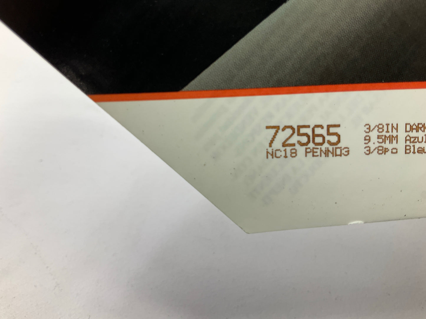 3M 72565 Pinstripe Striping Tape 3/8'' Dark Blue Metallic X 150 Feet