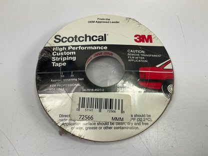 3M 72566 Pinstripe Striping Auto Stripe Tape, 3/8 Inch X 150 Feet, Dark Red