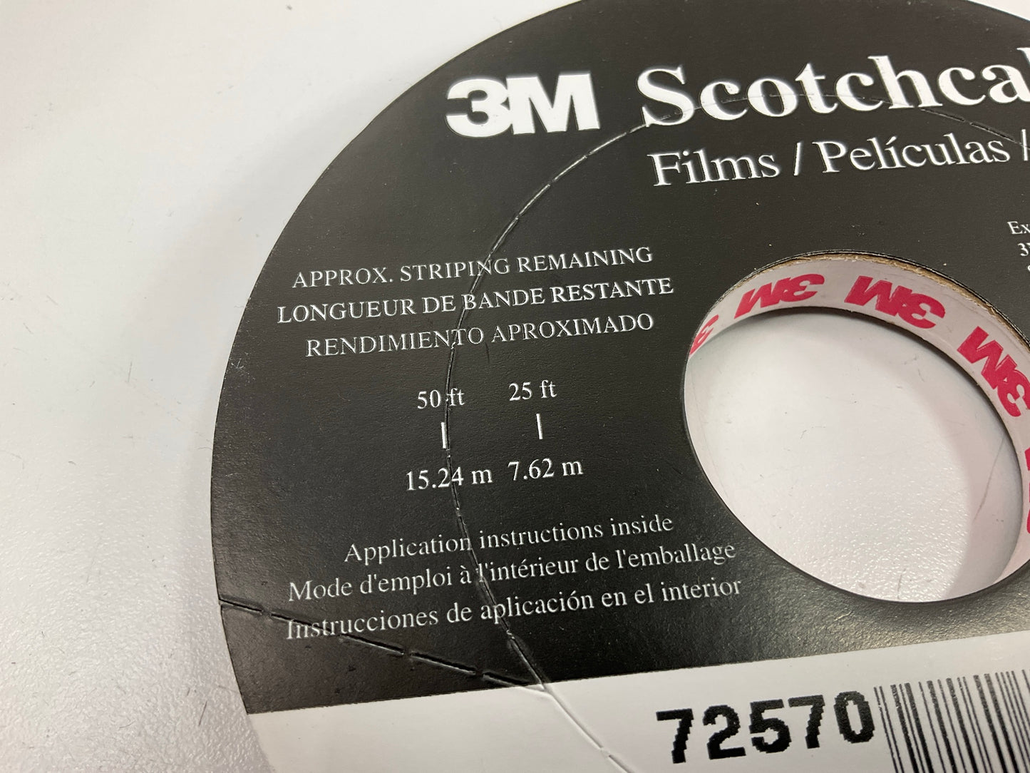 3M Scotchcal 72570 Brown Metallic Striping Automotive Stripe Tape 3/8'' X 150 Ft