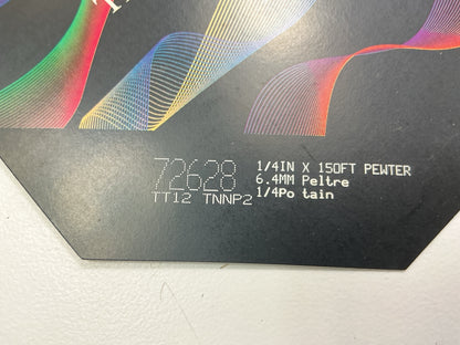3M 72628 Pinstripe Auto Stripe Striping Tape, Pewter, 1/4'' X 150 Feet