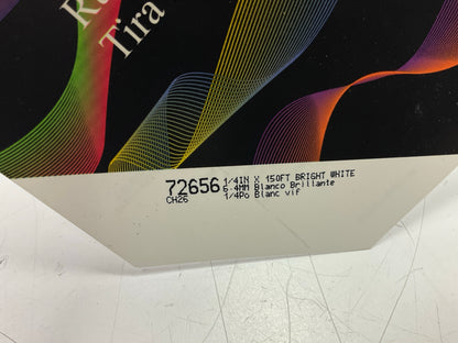 3M 72656 Scotchcal Striping Auto Stripe Tape, Bright White, 1/4 In X 150 Feet