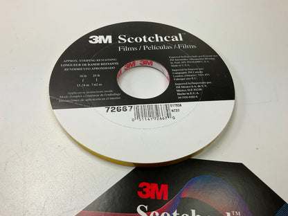 3M 72667 Pinstripe Striping Tape 1/4'' X 150' Bright Yellow Scotchcal Stripe Tape