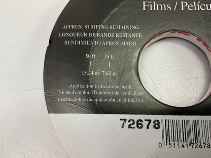3M 72678 Pinstripe Striping Tape, 150' Length X 1/4'' Width, Pastel Sandstone