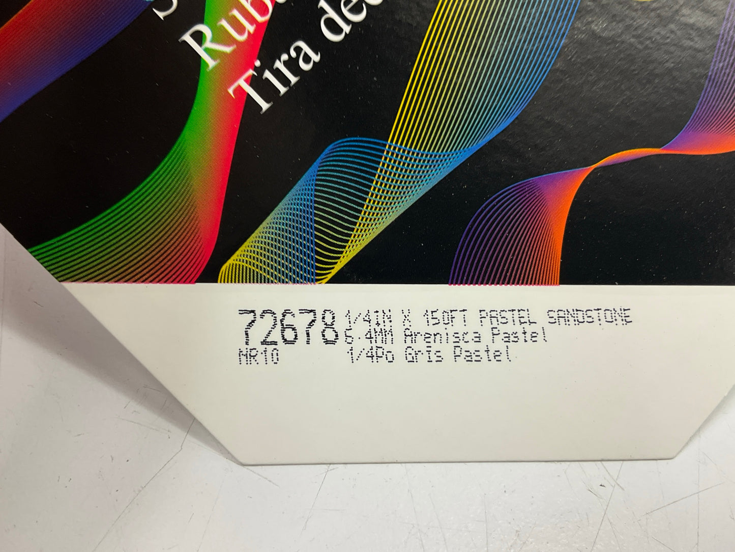 3M 72678 Pinstripe Striping Tape, 150' Length X 1/4'' Width, Pastel Sandstone