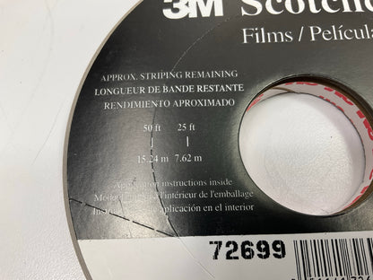 3M 72699 Pinstripe Striping Tape, 1/4'' X 150' Bright Gold Metallic