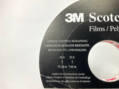 3M Scotchcal 72702 Black Striping Automotive Stripe Tape 1/2'' X 150 Feet