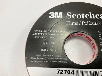 3M Scotchcal 72704 Red Striping Automotive Tape - 1/2'' X 150 Feet Stripe Tape