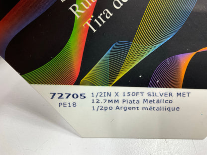 3M 72705 1/2'' X 150' Scotchcal Striping Automotive Stripe Tape - Silver Metallic