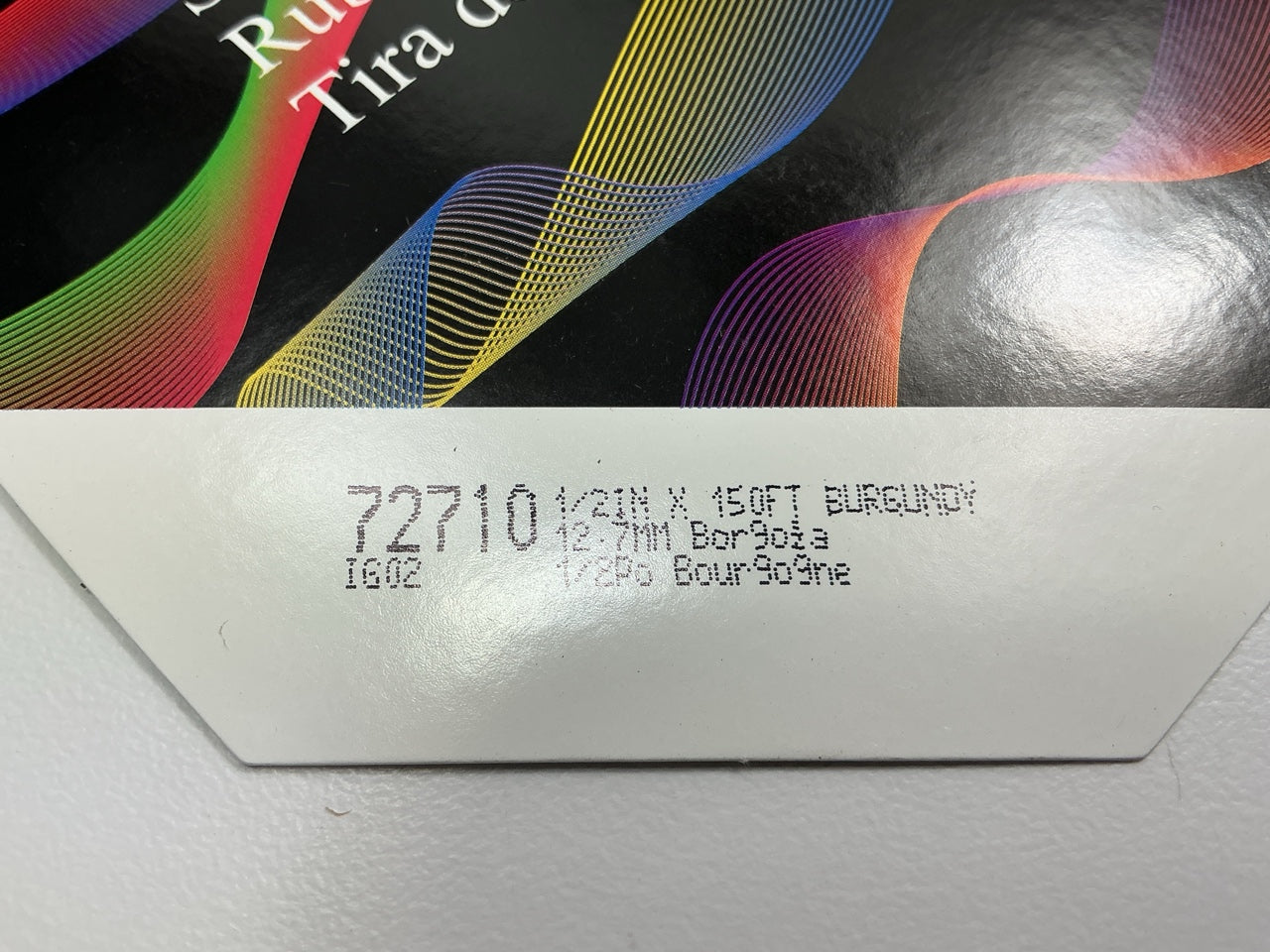 3M 72710 Pinstripe Auto Stripe Striping Tape, 1/2''X 150 Feet, BURGUNDY