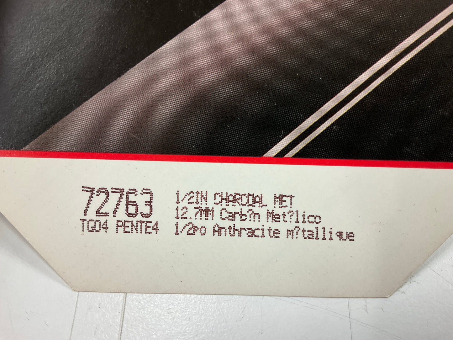 3M 72763 Scotchcal Charcoal Metallic Striping Automotive Tape 1/2'' X 150 Feet