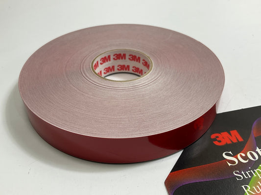 3M 72804 Scotchcal Striping Stripe Tape 3/4'' X 150 Feet - 2 Mil Thick, Red