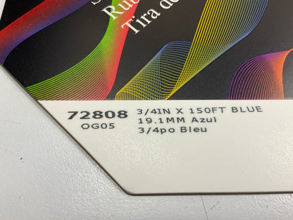 3M 72808 Scotchcal Striping Stripe Tape Blue, 3/4 In X 150 Feet