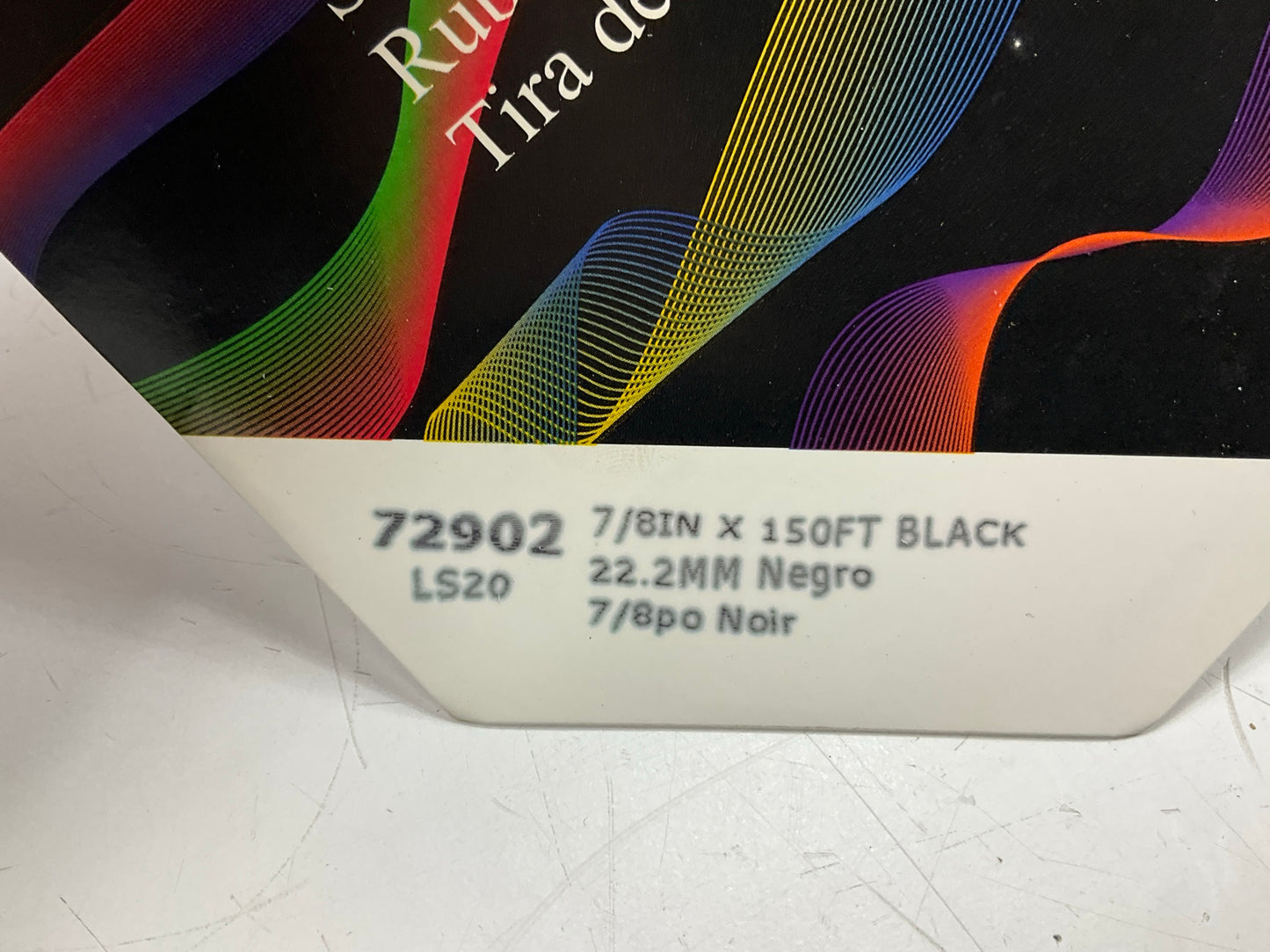 3M 72902 Pinstripe Auto Stripe Striping Tape, 7/8 In X 150 Feet, Black