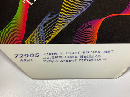 3M 72905 Pinstripe Auto Stripe Striping Tape, 7/8'' X 150 Feet, Silver Metallic