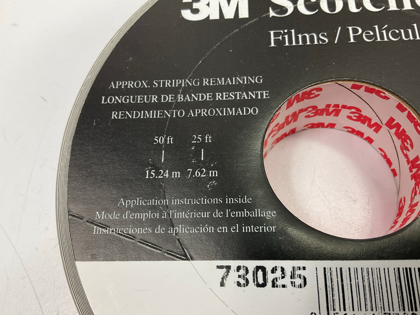3M 73025 Pinstripe Striping Tape, 1 In X 150 Feet Gold Starfire Auto Stripe Tape
