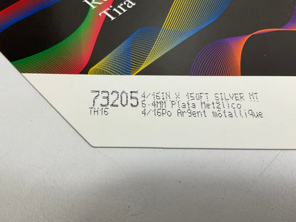 3M 73205 Pinstripe Striping Tape Silver Metallic, Double Stripe 1/4'' X 150 Feet