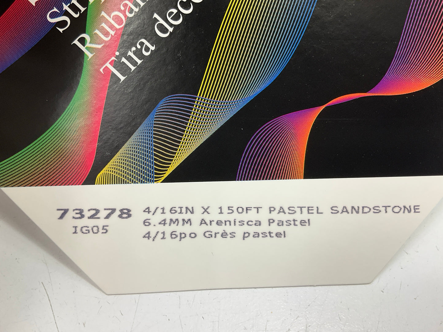 3M 73278 Pinstripe Auto Stripe Striping Tape, 1/4'' X 150', Pastel Sandstone
