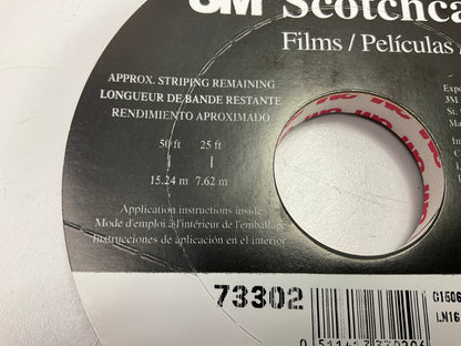3M 73302 Scotchcal Striping Auto Stripe Tape, Black 3/8 In X 150 Feet