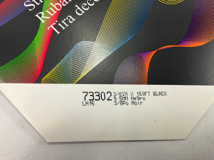 3M 73302 Scotchcal Striping Auto Stripe Tape, Black 3/8 In X 150 Feet