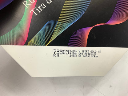 3M 73303 Pinstripe Striping Tape -  Gold Metallic 3/8 In X 150 Feet Stripe Tape