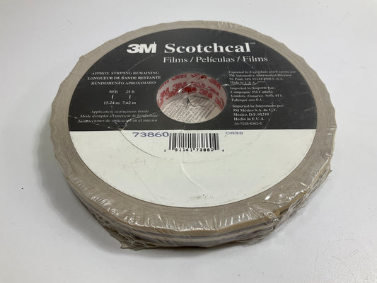 3M Scotchcal 73860 Camel Beige / Nutmeg Striping Automotive Tape 11/16'' X 150 FT