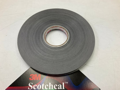 3M Scotchcal 74615 Black / Silver Metallic Striping Automotive Tape 5/16'' X 150'