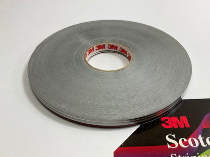3M 74750 Pinstripe Striping Tape 5/16'' X 150' Burg Metallic / Silver Metallic