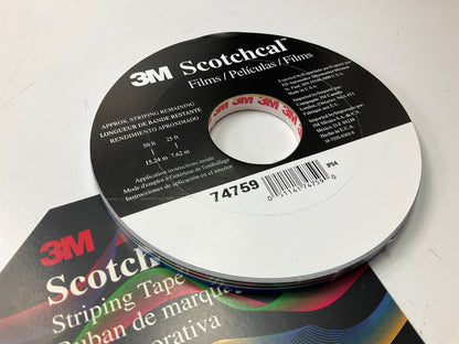 3M 74759 Pinstripe Striping Tape - 5/16'' X 150 Feet - Dark Blue / Blue Stripe