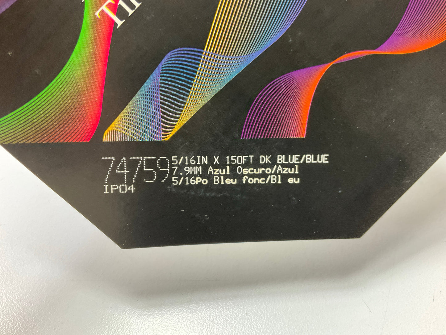 3M 74759 Pinstripe Striping Tape - 5/16'' X 150 Feet - Dark Blue / Blue Stripe