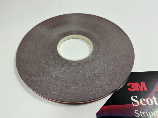 3M 74806 Pinstripe Striping Stripe Tape, 3/16'' X 150 FEET  Burgundy / Tomato Red