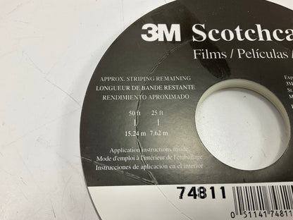 3M 74811 Pinstripe Striping Tape 3/16'' X 150 FT Gold Metallic / Silver Metallic