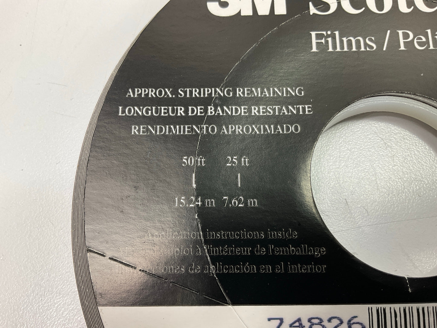 3M 74826 Pinstripe Striping Tape, 3/16'' X 150' Elite Brown / Buckskin