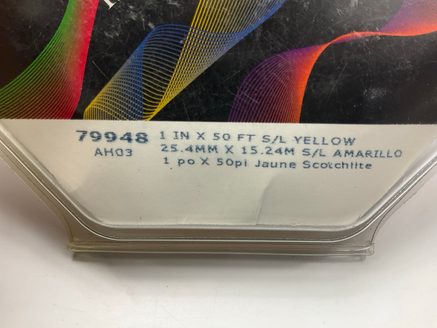 3M 79948 Scotchlite Reflective Striping Safety Tape Yellow 1 In X 50 Feet
