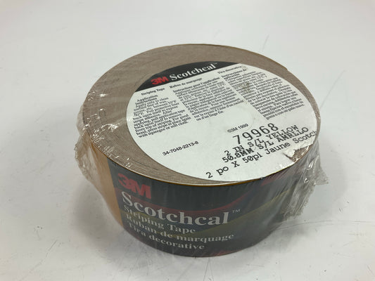 3M Scotchlite 79968 Yellow Reflective Striping Automotive Tape - 2'' X 50 Feet