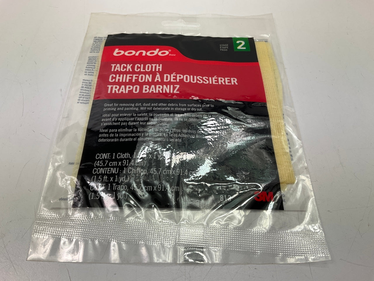 3M Bondo 813 Stage 4 Tack Cloth - 1.5' X 1 Yard