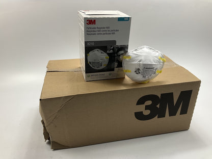 DAMAGED BOX1 3M 8210 N95 Particulate Respirator Face Mask Full Case (160 Mask)