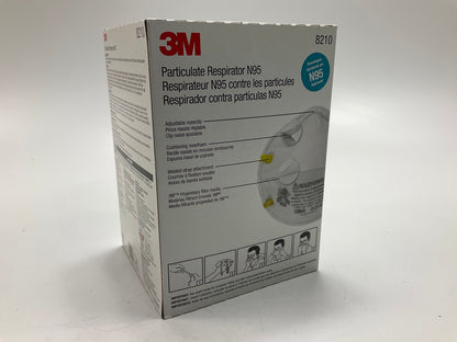 DAMAGED BOX1 3M 8210 N95 Particulate Respirator Face Mask Full Case (160 Mask)