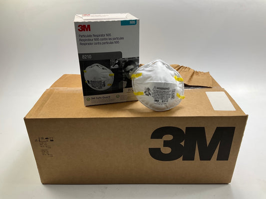 DAMAGED BOX 3M 8210 N95 Particulate Respirator Face Mask 1 Full Case (160 Masks)