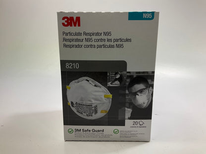 DAMAGED BOX 3M 8210 N95 Particulate Respirator Face Mask 1 Full Case (160 Masks)