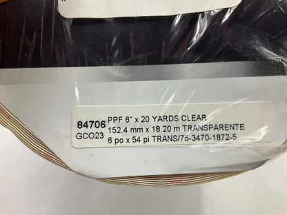 3M 84706 SGH12 12 Mil Scotchcal Paint Protect Film, 6 In X 20 Yards Transparent