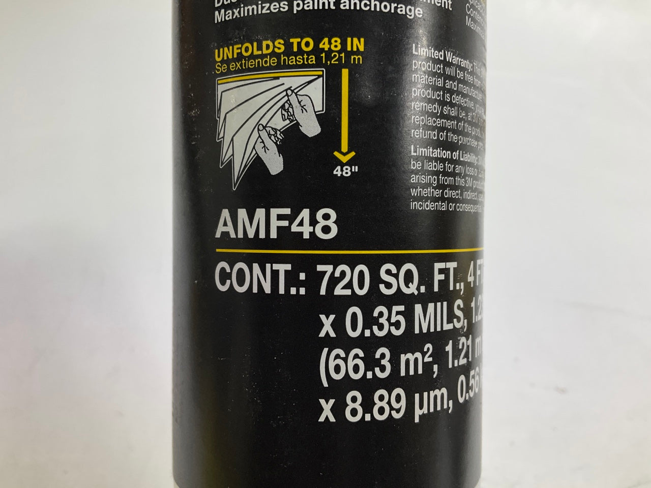 (8) Rolls - 3M 90038 Hand-Masker Advanced Film, 48-Inch X 180' Each Roll AMF48