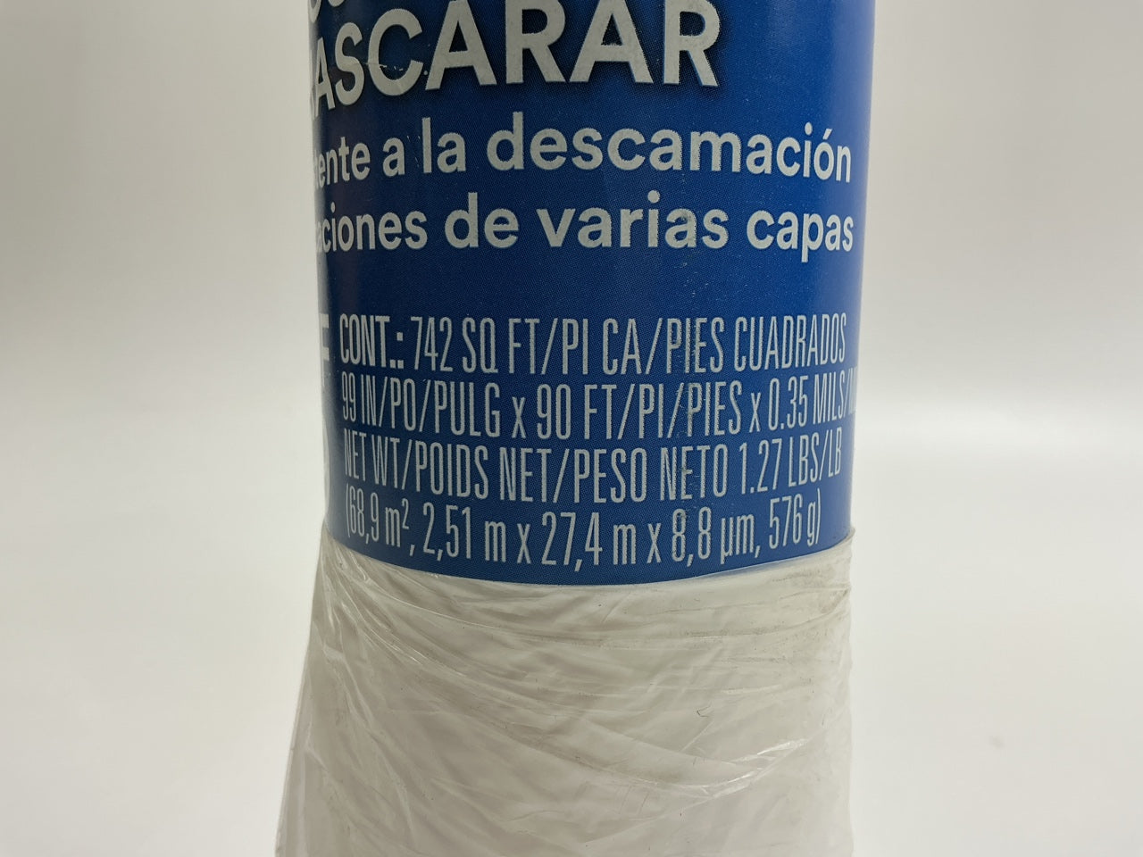 3M 90040 Hand-Masker Advanced Masking Film, 99'' W X 90 Feet L, 0.35 Mil Thick