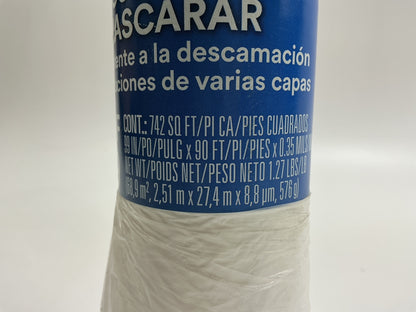 3M 90040 Hand-Masker Advanced Masking Film, 99'' W X 90 Feet L, 0.35 Mil Thick