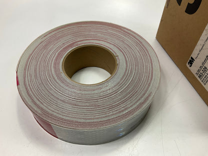 3M 963-326 Conspicuity Reflective Tape, 2'' W X 50 Yd, 10 Mil Thick, Red/White