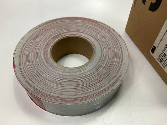 3M 963-326 Conspicuity Reflective Tape, 2'' W X 50 Yd, 10 Mil Thick, Red/White