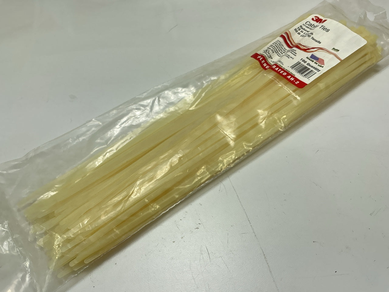 3M CT15NT50-C 50 Lb 15'' Cable Ties, Pack Of 100 Pcs