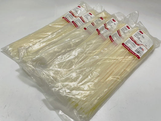 3M CT15NT50-C 50 Lb 15'' Cable Ties, 6 Packs Of 100 Pcs Each = 600 Zip Ties Total