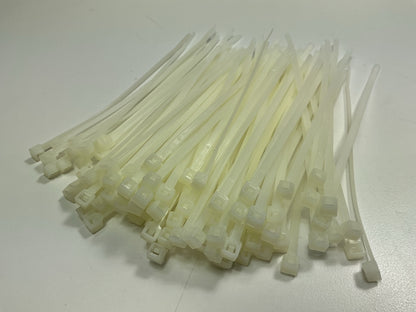 3M CT6NT40-C Cable Ties 6'' L, 1-1/4'' Max Bundle Dia, Nylon 6/6, 40 Lb, 100 Pack