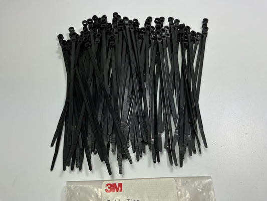 3M CT8BK50S-C Screw Mount 8'' Long, 50 Lb Cable Ties, 100 / Pack