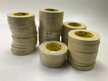 43 Rolls - Scotch 3M 233 18 Mm X 55 M 3/4'' Masking Tape (CREPE PAPER)